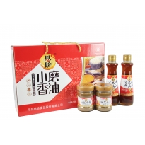 思盼2+2小磨香油麻酱礼盒600ml+500g