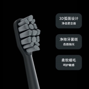艾博尼（Ebonee）成人电动牙刷 父亲节礼物送爸爸 全自动智能充电式声波震动牙刷 铝合金款 P3银灰色【2支刷头+底座】